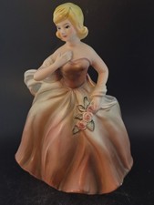 napco ware c-6363 pink lady planter  flea bite picture