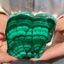 150g Beautiful Natural malachite crystal slice rough Gemstone Mineral specimen picture