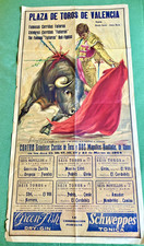 1964 Plaza De Toros De Valencia Bull Fighting Poster 21