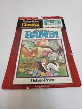 1985 Fisher Price Bambi Classic Comic Book And Tape - Walt Disney's picture