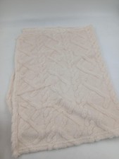 Cozy Textured Small Blanket Soft Plush Cable Knit Pattern 22 x 36