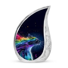 Prismatic Dream Cat Urns - Small Urns For Human Ashes - Urn For Ashes Adult Male picture