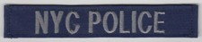 Vintage NYC Police Tab Tape Patch Insignia Hook & Loop New York City NYPD picture