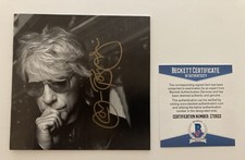 Jon Bon Jovi Signed CD Cover BAS COA Beckett Autograph picture
