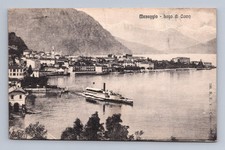 Italy MENAGGIO Lago di Como Lake View 1909 to Silver Springs NY picture