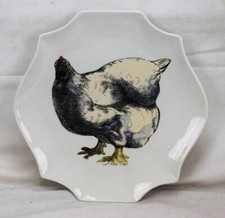 Ceramic/Porcelain Chicken/Hen Snack/Bread Plate New A picture