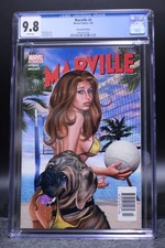 Marville (2002) #3 Newsstand Greg Horn GGA Bikini Cover CGC 9.8 White Pages picture