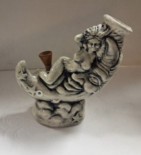 VINTAGE CERAMIC RUMPH MOONGLOW WATERPIPE 1985 BONG HOOKAH BONG 7.5
