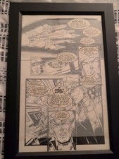 Battlestar Galactica #3 Page 2 Original Comic Art OA Hector Gomez 1/1 Starbuck picture