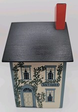 Vtg Folk Art Still Bank Windfield Designs 1991 Signed H Musser Antique Shop picture
