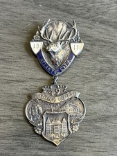 1911 BPOE Elks Atlantic City Grand Reunion Medal Pin Albany Lodge 49 Schuyler picture