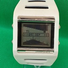 Diesel DZ-7224 Quartz Watch 50m WR Stainless Steel Case Rubber Band picture