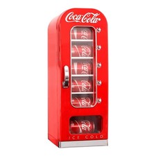 Coca-Cola Retro Vending Cooler 10 Can 18L Thermoelectric AC/DC Red picture