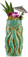 Kraken Ceramic Tiki Mug, 18 Oz Hi Ball 1 Pc Set picture