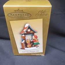 2004 Hallmark Keepsake Christmas Window Ornament Sweet Shoppe Club Exclusive NIB picture