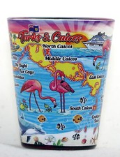 Turks & Caicos Scene In and Out Shot Glass picture