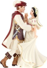 Lenox Disney Snow White & Prince Figurine Wedding Cake Topper Dancing COA NEW picture