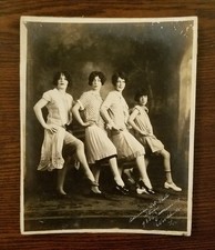 Vintage 1900s Black & White Family Portrait Photo by  American Art Photo Studio picture