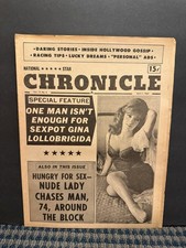 1969 National Star Chronicle Newspaper, Sexpot Gina Lollobrigida  (VRN10Q) picture