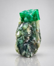 16GM | Natural Green Emerald Crystal in Matrix Specimen | Swat Mine Pakistan. picture