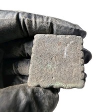 Ancient Judaea Levant Rectangular Weight 69.00g Notched Edges 6 Shekels COA picture
