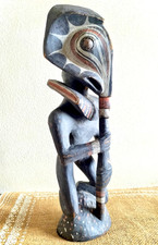 Vintage ancestral spirit figure from Sepik River region of Papua New Guinea  picture