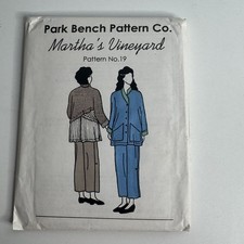 Park Bench Pattern Co. “Martha’s Vineyard” No. 19 Sewing Pattern, Jacket & Pants picture