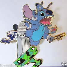 Disney Auctions Stitch as King Kong Jumbo LE 100 Pin picture