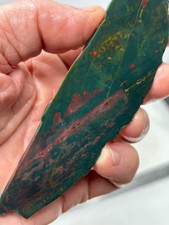 Thin Bloodstone Jasper slab Cabbing Lapidary Collecting Combo Ship Avail picture