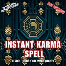 Instant Karma Spell: Divine Justice for Wrongdoers picture