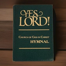 RARE Green 1982 Yes, Lord COGIC Hymnal Church of God in Christ VERY Collectible picture