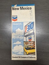 1971 Chevron New Mexico Road Map H.M. Gousha Vintage Gas Oil Advertising picture