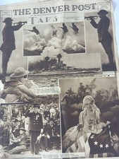 Denver Post May 23, 1934,Sunday Morning Home Edition Photo Section 8 Pages picture