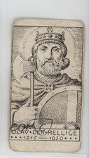 1920s-30s J L Tiedemanns Historiske Personer Tobacco Small Olav Den Hellige 0cp0 picture