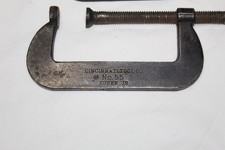 VINTAGE Cincinnati Tool Co. C - CLAMPS No. 53 54 55  C Clamps  B2 picture