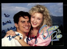 Bianca and Ray Autograph Card Original Signed + M 7370 picture