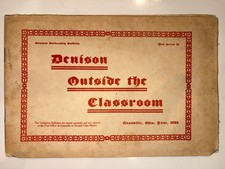 1905 Denison University Bulletin Glee Mandolin Clubs Granville Ohio Ephemera picture