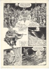Predator: Big Game #3 pg 11 Original Comic Art by Evan Dorkin + Bonus picture