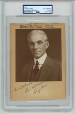 Henry Ford ~ Signed Autographed 