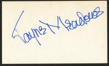 Jayne Meadows d2015 signed autograph 3x5 cut Author Actress Stage Film C532 picture