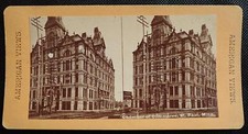 ANTIQUE Real Photo American Views Stereoview Chamber of Commerce St Paul Minn picture