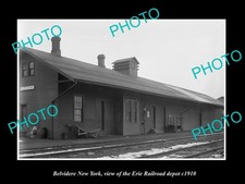Belvidere New York The Erie Railroad Depot c1910 Old Large Historic Photo picture