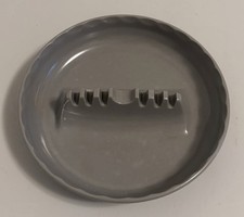Ges-Line 341 Round Gray Ashtray - Vintage Melamine Barware - Classic Dive Bar picture