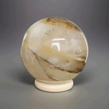 Natural Polished Ferruginous Hematoid Quartz Sphere 2.6