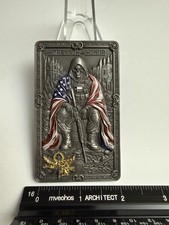 Bryan Texas SWAT Strength Honor Skull Tactical Challenge Coin picture