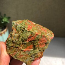 48mm Natural unakite crystal semi-precious rough original Specimen 166g A5993 picture