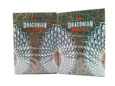 TWO NEW SEALED DRACONIAN BRIMSTONE LIM EDIT PLAYING CARDS LEGENDS & MIDNIGHT picture