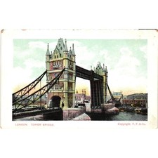 Vintage London Tower Bridge Postcard F. F. & Co. Divided Back Printed in Germany picture
