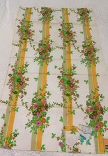 Vintage 60’s MOD Flower Nat Savant Interiors Cottagecore Floral 26x42 picture