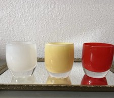 Vintage Glassybaby Votives Pre-Trisk Collectors Set Of 3 picture